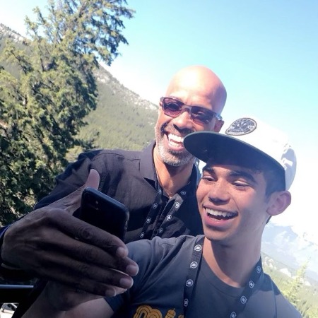 Victor Boyce and his son Cameron Boyce.